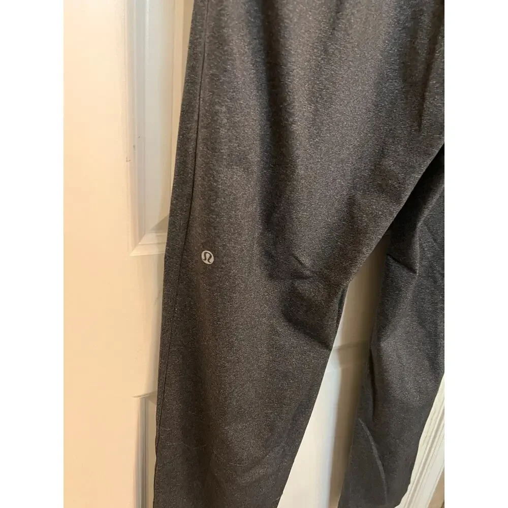 Lululemon Kung Fu Pant 2.0 in Heathered Black Men's XL Yoga Lounge Travel Gym